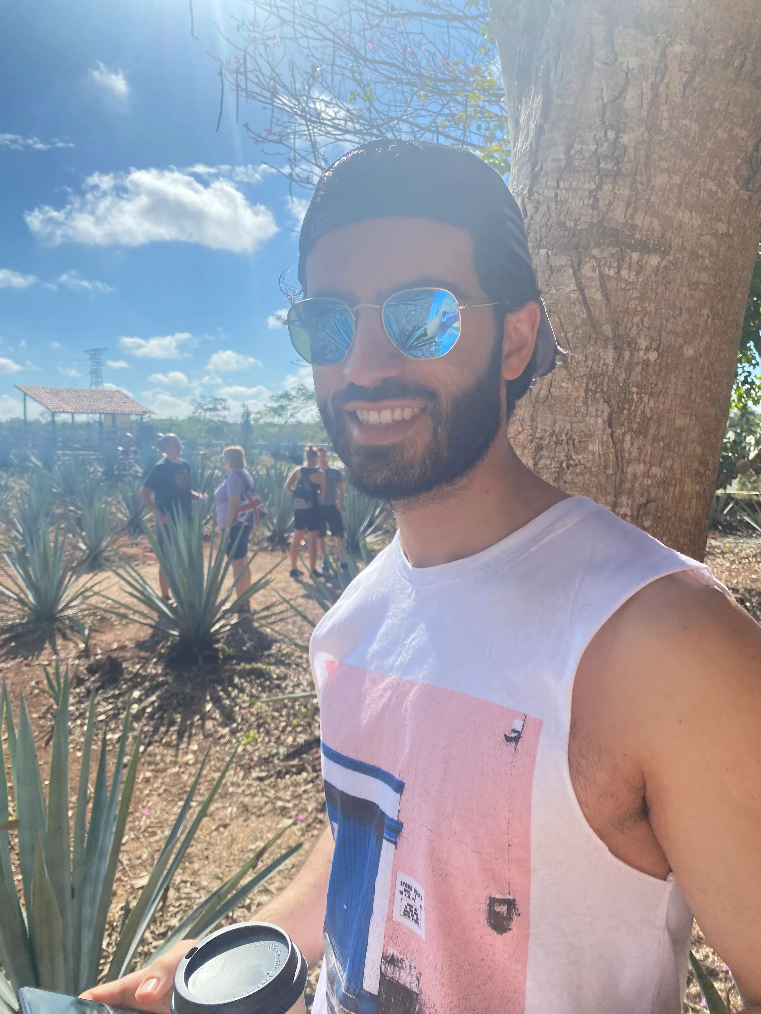 Co-founder Harout smiling in Mexico
